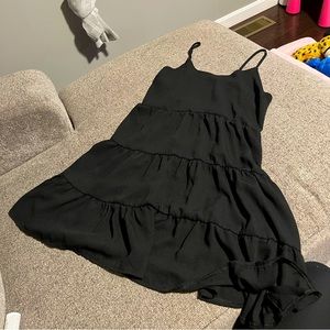 Black Spaghetti Strap Dress